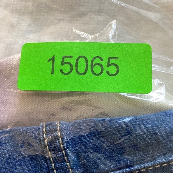 Justice NEW Tri-color Girl's Button Fly Jean Shorts Size 14 Stretchy Colorblock‎ - Picture 12 of 12